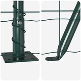 Euro Ograđivanje s Betonskom Bazom 25 x 0,8 m Zelena Mreža | shoptok.hr