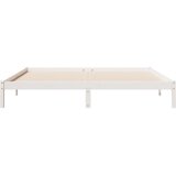  Dugi okvir kreveta bez madraca bijeli 180 x 220 cm od borovine | shoptok.hr