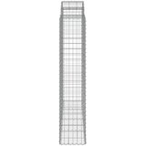  Lučne gabionske košare 9 kom 200x50x200/220cm pocinčano željezo | shoptok.hr