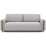ELTAP Svijetlo siva sklopiva/s prostorom za odlaganje sofa od samta 244 cm Arcadova – | shoptok.hr