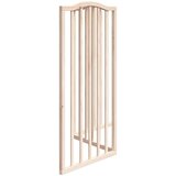  Vrata za pse s 3 panela sklopiva 150 cm od drva topole | shoptok.hr