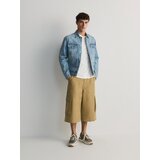 Reserved - Wide leg kratke hlače - krem | shoptok.hr