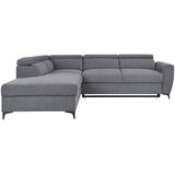 MID.YOU KOTNA SEDEŽNA GARNITURA, velur temno siva | Shoptok.si