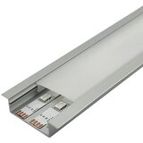 Mitea Lighting aluminijumski profil za led trake sivi ugradni set sa difuzorom 10x55x2000mm M4010-U-A Cene