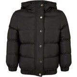 Urban Classics Kids girls' puffer hooded jacket black Cene