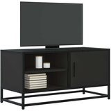 vidaXL TV ormarić crni 80x34,5x40 cm konstruirano drvo i metal | shoptok.hr