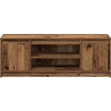 TV komoda s LED starim drvom 139.5x34x50 cm od inženjerskog drva | shoptok.hr