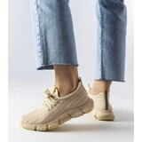 Gemre Light beige Élodie sporty sneakers | Shoptok.si
