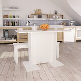  Blagovaonski stol bijeli 110 x 60 x 75 cm konstruirano drvo | Eponuda.ba