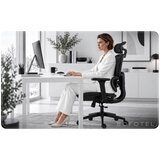 Sofotel Altis – Ergonomska uredska stolica s podesivim naslonom in 4D rokama, črna | Shoptok.si