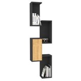 Hanah home zidna polica esta anthracite sapphire