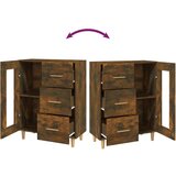  Komoda dimljeni hrast 69,5x34x90 cm inženirski les, (20654907) | Shoptok.si