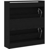  Ormar za cipele Crni hrast 80 x 21 x 87,5 cm Konstruirano drvo | Eponuda.com