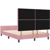 Box Postelja Roza 140x200 cm Žamet, (22048889) | Shoptok.si