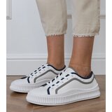 Gemre White women's platform sneakers Salis | ePonuda.com