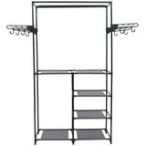  Stalak za odjeću od čelika i netkane tkanine 87x44x158 cm crni | Eponuda.ba