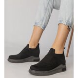 Gemre Black slip-on sock sneakers Merinsa | shoptok.hr