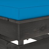  Modularna srednja sofa s jastucima od sivo impregniranog drva | Eponuda.com