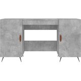  Radni stol boja betona 140 x 50 x 75 cm od konstruiranog drva | shoptok.hr