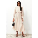 Trendyol Beige Aller Piece Detailed Woven Dress | ePonuda.com