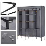 Massido ormar od tekstila - grafit | shoptok.hr