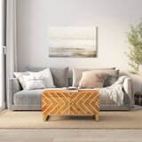  Stolić za kavu smeđe-crni 80x50x40 cm od masivnog drva manga | Eponuda.com