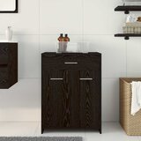  Kupaonski ormar Crni hrast 60 x 33 x 80 cm Konstruirano drvo | shoptok.hr