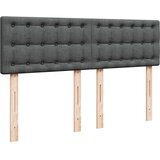 vidaXL Otomanska postelja z vzmetnico siv 140x190 cm blago | Shoptok.si