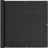 vidaXL Balkonsko platno antracitno 120x600 cm HDPE Cene