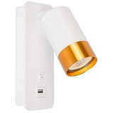  Zidno spot svetlo sa USB punjačem 1xGU10/35W/230V belo/zlatno | Eponuda.com