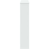vidaXL Okvir za kamin bel 100x20x100 cm inženirski les | Shoptok.si