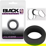 Black Velvets Black Velvet - prsten za penis debelih stijenki (2,6 cm) - crn | shoptok.hr