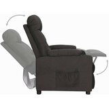  Naslonjač od tkanine crni | shoptok.hr