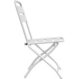  Sklopiva stolica za vrt 2 pcs Bijelo 42 x 52 x 82cm | shoptok.hr