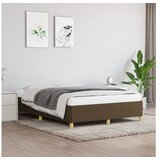  Za krevet tamnosmeđi 140 x 190 cm od tkanine | shoptok.hr