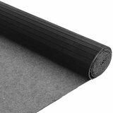  Tepih pravokutni crni 80 x 400 cm od bambusa | shoptok.hr