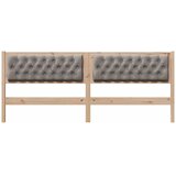  Uzglavlje Ostalo Smeđa i taupe 200 cm Masivna borovina | shoptok.hr