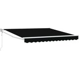 Nadstrešnica Crna 300 x 250 x 165 cm Poliester i metal | shoptok.hr