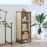 vidaXL Knjižna omara sonoma hrast 40x35x107,5 cm iverna plošča | Shoptok.si