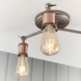  Endon 76124 - Spot svetiljka HAL 3xE27/10W/230V mat hrom/bakrena | Eponuda.com