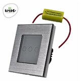 Wise wifi pametni prekidač slw - nije potrebna "nula" žica - 3 tastera - aluminijumski panel Cene