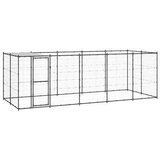  Vanjski kavez za pse s krovom čelični 12 1 m² | shoptok.hr