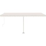  Prostostoječa ročno zložljiva tenda 500x350 cm krem, (20728859) | Shoptok.si