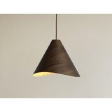  Drveni luster na sajli 1xE27/60W/230V, prečnik 33 cm, masivno drvo/orah/kaučukovo drvo | Eponuda.com