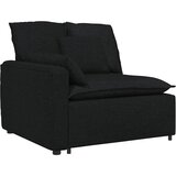  Modularna sofa s jastucima, tkanina, crna | Eponuda.com