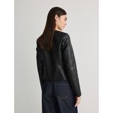 Reserved - Motoristička jakna od umjetne kože - crno | shoptok.hr