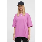 Adidas Bombažna kratka majica Adicolor Essentials ženska, roza barva, IR5924