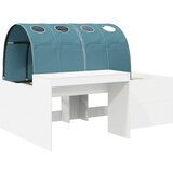  Krevet s Tunnels 4 pcs Bijela i svjetloplava Konstruirano drvo - Bijela i svjetloplava | shoptok.hr