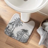 Douceur d intérieur Crna/bež kupaonska prostirka za WC 45x45 cm Cocoty – | shoptok.hr