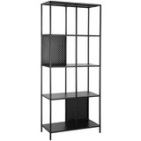 Støraa Črn kovinski regal 75x180 cm Charleston – | Shoptok.si